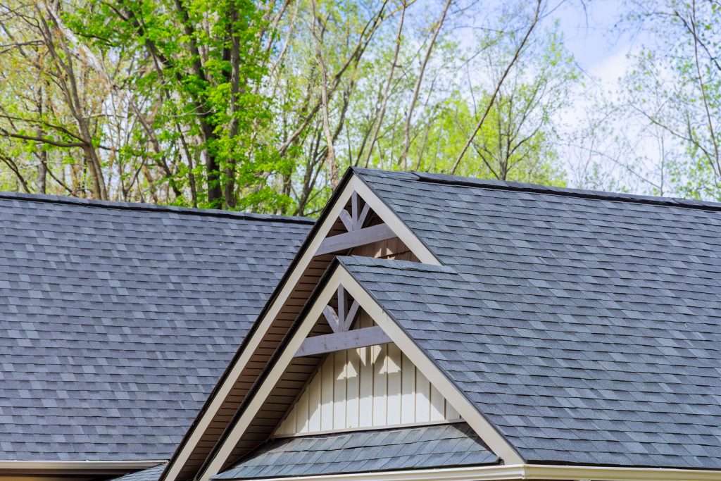 New asphalt shingles installed by Amenity Roofing in Delavan, WI