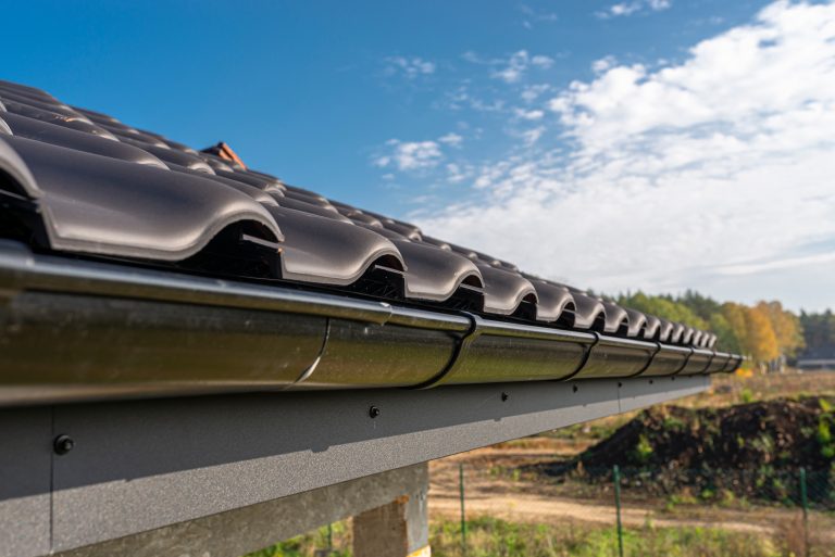 Copper-infused gutter guard mesh