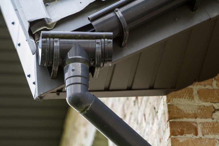 Downspout gutter extension in Naperville, IL