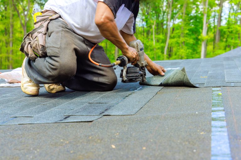 Completed roof replacement in Elkhorn, WI